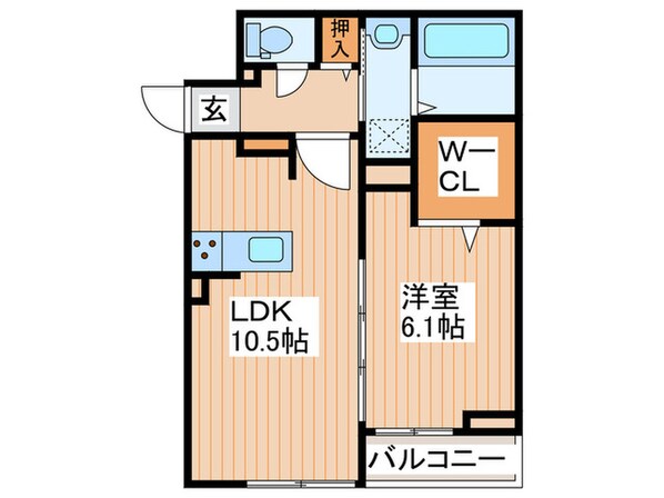 グレース讃良の物件間取画像